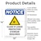 Signmission Radiation & Laser Sign, 14 in H x 10 in W, Aluminum, Rectangle OS-2PACK-NS-A-1014-V-10605 - alternate 2